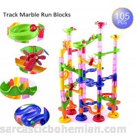 AUTOLOVER Marble Run Set,Marble Run Coaster 105pcs Marble Race Game Marble Run Play Set for Kids B01MDVIZ2L